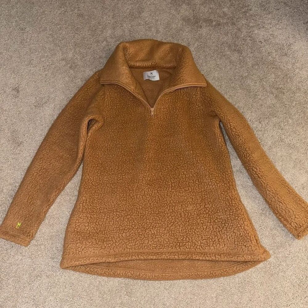 Dudley Stephens Quarter-Zip Teddy Fleece Jacket – Women’s Large